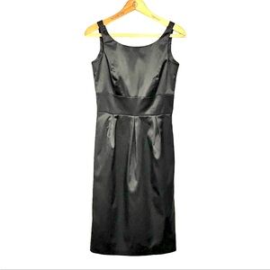 Vintage Spiegel Black Sleeveless Midi Dress